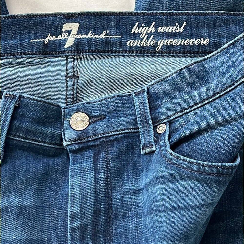 7 for All Mankind High Waist Ankle Gwenevere Jeans - Picture 5 of 6